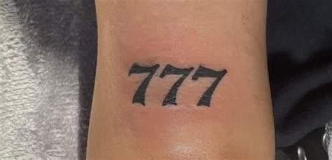 777 tattoo bedeutung